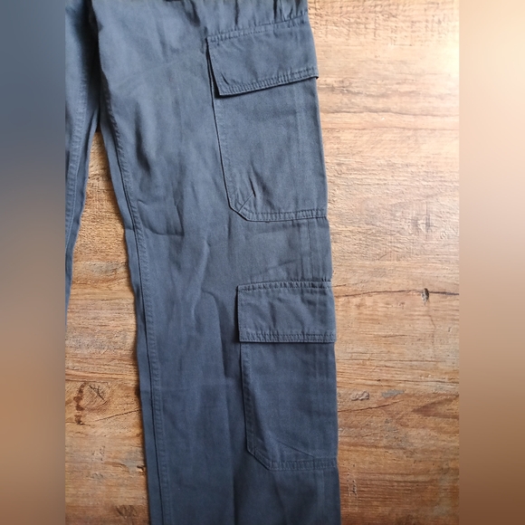 Zara Gray Cargo Pants Size 2 - Picture 2 of 6